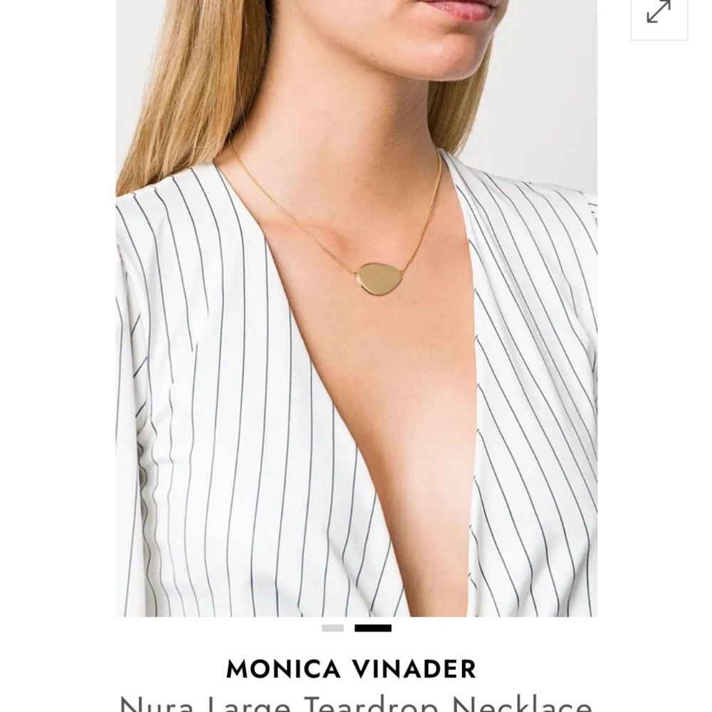 Monica Vinader Rose gold necklace - Picture 4 of 5